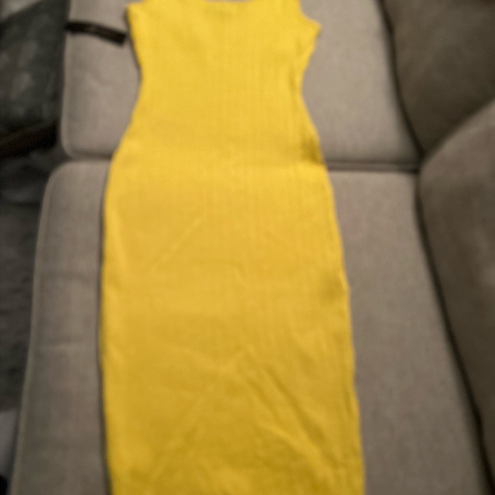 Almost Famous Yellow Dress